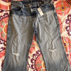 Brand new jeans with tags 70s 12L mid rise flare